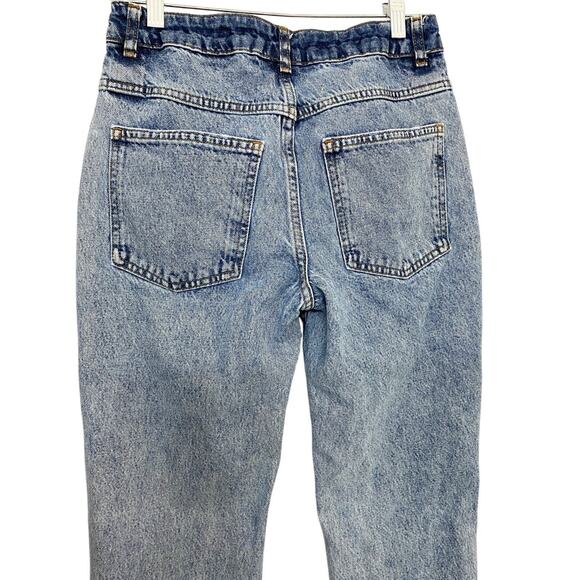 BDG Urban Outfitters High Waisted Distressed Straight Raw‎ Frayed Hem Jeans - 26 - Picture 8 of 13